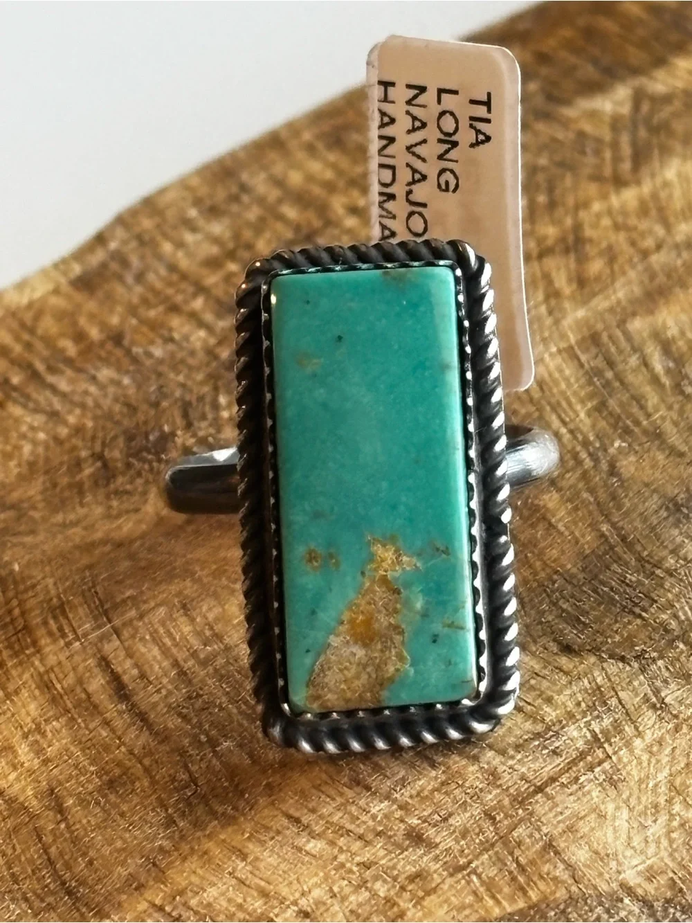 Native Made Turquoise Adjustable Ring